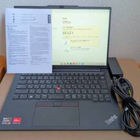 【Used】Lenovo ThinkPad E14 Gen 5 Type 21JR AMD Ryzen 5 7530U/メモリ 16GB/SSD 256GB/14型 WUXGA/Win11Pro/Office24 24年2月製