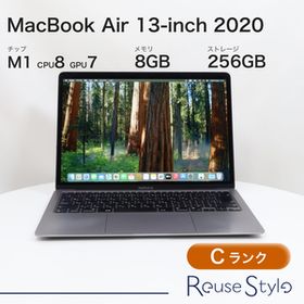 MacBook Air 13インチ 2020 M1 スペースグレイ 8GB 256GB JISキーボード Cランク