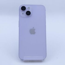 【中古】iPhone14 128GB パープル MPUY3J/A バッテリー82%