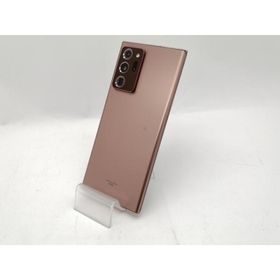 【中古】SAMSUNG au 【SIMロック解除済み】 Galaxy Note20 Ultra 5G ミスティック ブロンズ 12GB 256GB SCG06【新宿東口】保証期間１ヶ月【ランクC】
