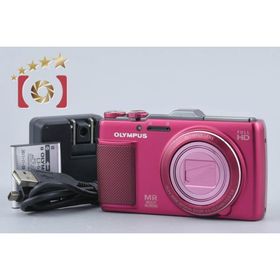 【中古】OLYMPUS オリンパス STYLUS SH-25MR レッド コンパクトデジタルカメラ