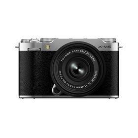【ラッピング可】【即日発送】【新品 保証開始済み品】FUJIFILM 富士フィルム X-M5 XC15-45mmレンズキット シルバー