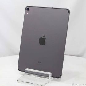 〔中古〕Apple(アップル) iPad Pro 11インチ 64GB スペースグレイ MU0M2J／A auロック解除SIMフリー〔305-ud〕