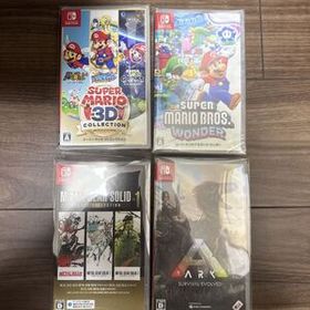 Switchスーパーマリオ3Dコレクション スーパーマリオワンダー新品未開封 メタルギアソリッドマスターコレクション ARK SURVIVAL EVOLVED