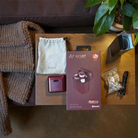 AVIOT TE-D01d ワイヤレスイヤホン ワインレッド