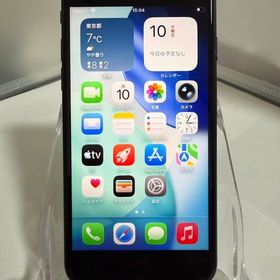 【薄いキズあり】iPhone SE 第3世代 ミッドナイト 64GB SIMフリー バッテリー89%