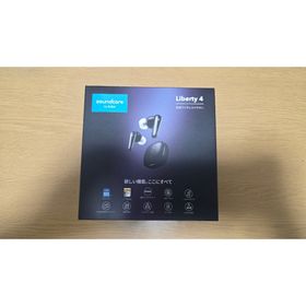 サウンドコア(soundcore)のsoundcore LIBERTY 4 完全ワイヤレスイヤホン MIDNIGH…(ヘッドフォン/イヤフォン)