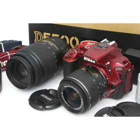 【全額返金保証】並品｜ニコン D5500 ダブルズームキット [レッド] CA01-R4574-2Q5