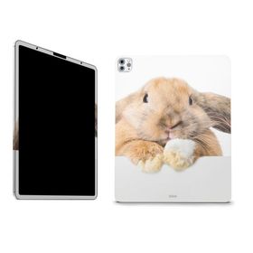 MightySkins Skin Compatible with Apple iPad Pro 12.9" M2 6th Gen (2022) Full Wrap Kit - Lop Bunny | Protective, Durable, and Unique Vinyl Decal wrap C