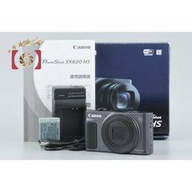 【中古】Canon キヤノン PowerShot SX620 HS ブラック コンパクトデジタルカメラ 元箱付き