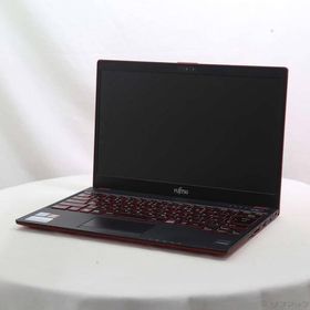 〔中古〕FUJITSU(富士通） LIFEBOOK UH75／B3 FMVU7B3RDA サテンレッド〔262-ud〕