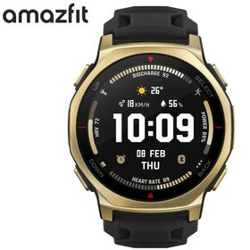アマズフィット 腕時計 AMAZFIT スマートウォッチ ティーレックスプロ メンズ ブラック シリコン ベルト SP170079-C238 ランニング 防水 睡眠 人気 おすすめ
