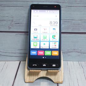 Y!mobile 京セラ かんたんスマホ 705KC ライトブルー 本体 白ロム SIMロック解除済み SIMフリー B236150