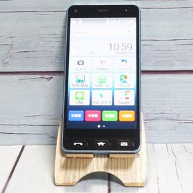 Y!mobile 京セラ かんたんスマホ 705KC ライトブルー 本体 白ロム SIMロック解除済み SIMフリー B356479