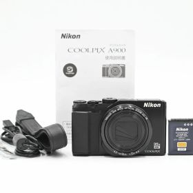 Nikon ニコン デジタルカメラ COOLPIX A900 光学35倍ズーム 2029万画素 ブラック コンパクトデジタルカメラ 【中古】