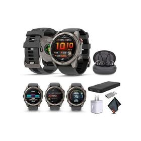 Garmin Fenix 8 Pro, 51mm, AMOLED Display, inReach Technology, Premium Connected Multisport Fitness Tracker GPS Smartwatch, Sapphire Titanium with Grap