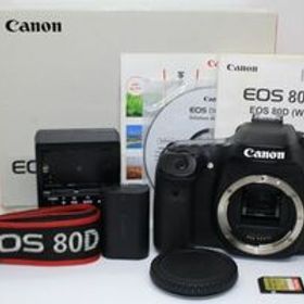 A品■バッテリー/充電器/SDカード付き■キャノン Canon EOS 80D ボディ デジタル一眼レフカメラ BODY #Z5088