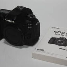 Canon EOS 80D 美品 デジタル一眼レフカメラ ボディ 取説付き （検索：キャノン、ビデオカメラ、 LC-E6、LP-E6P、LP-E6N、PXW、PMW-）