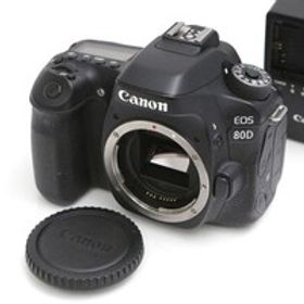 【全額返金保証】良品｜キヤノン EOS 80D ボディ（センサー清掃済） CA01-B4621-2Q2A