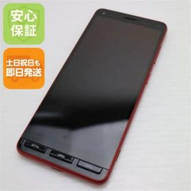 超美品 A001KC Y!mobile かんたんスマホ2 レッド スマホ 白ロム 土日祝発送OK 06000