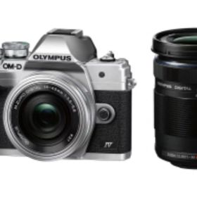 【新品/取寄品】OLYMPUS OM-D E-M10 Mark IV EZダブルズームキット シルバー ミラーレス一眼カメラ オリンパス