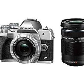 【中古】［非常に良い］OM SYSTEM/オリンパスOLYMPUS ミラーレス一眼カメラ OM-D E-M10 MarkIV EZダブルズームキット シルバー