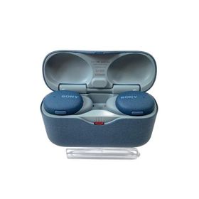 SONY◆イヤホン・ヘッドホン WF-H800(L) BLU 使用感有 Blutooth//