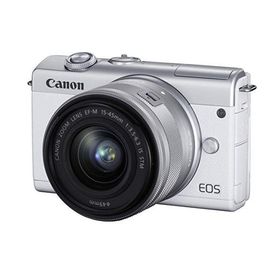 Canon ミラーレス一眼カメラ EOS M200 標準ズームキット ホワイト EOSM200WH-1545ISSTMLK