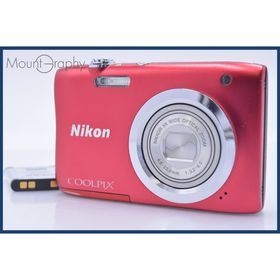 【動作保証】 ニコン Nikon COOLPIX A100 5x バッテリー付属 同梱無料 #yk6439(コンパクトデジタルカメラ)