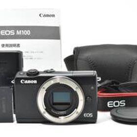 超美品 Canon EOS M100 ミラーレスデジタルカメラボディ ブラック ケース付き キヤノン 972