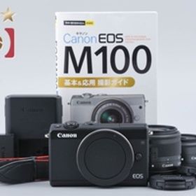 【中古】Canon キヤノン EOS M100 ダブルレンズキット ブラック