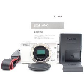 CANON EOS M100 ボディ ホワイト ミラーレス一眼カメラ キヤノン