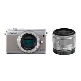 中古 １年保証 美品 Canon EOS M100 レンズキット 15-45mm IS STM グレー