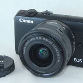 ★外観美品★CANON キャノン EOS M100 EF-M15-45 IS STM レンズキット ブラック♪