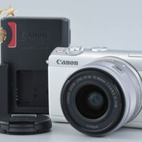 【中古】Canon キヤノン EOS M100 EF-M 15-45 IS STM レンズキット ホワイト