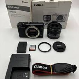 【返品保証・動作確認済】Canon EOS M100 + EF-M 15-45mm IS STM レンズキット 良品