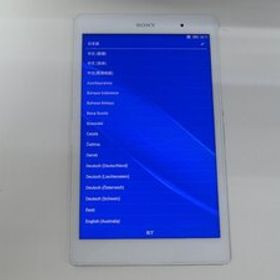 ユ■/Zこ0233 SONY Xperia Z3 Tablet Compact SPG612 ホワイト 32GB 初期化済 / 保証無