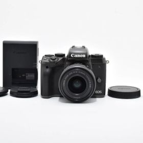 【返品保証】★美品★キヤノン Canon EOS M5 純正レンズキット EF-M 15-45mm★ L22#6875