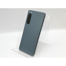 【中古】SONY 国内版 【SIMフリー】 Xperia 5 IV 8GB 256GB XQ-CQ44/G グリーン【京都】保証期間１ヶ月【ランクC】