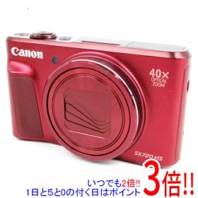【1日と5.0のつく日、18日はポイント3倍！】【中古】Canon製 PowerShot SX720 HS レッド 2030万画素