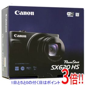 【1日と5.0のつく日、18日はポイント3倍！】【中古】Canon製 PowerShot SX620 HS レッド 2020万画素 元箱あり