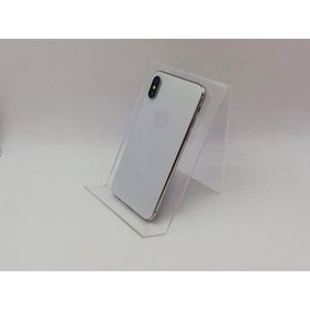 【中古】Apple docomo 【SIMロック解除済み】 iPhone X 64GB シルバー MQAY2J/A【大宮東口】保証期間１週間【ランクC】