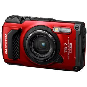 【長期保証付】【対象ショップ限定 先着1000円OFFクーポン】OM SYSTEM Tough TG-7 RED レッド 防水・防塵・耐衝撃 デジタルカメラ TG7RED