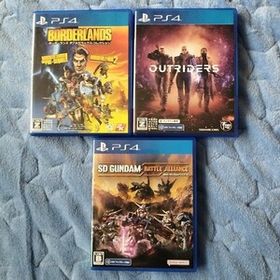 PS4 3本セット SDガンダム バトルアライアンス ボーダーランズダブルデラックスコレクション アウトライダーズ動作確認済