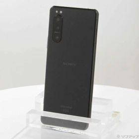 【中古】SONY(ソニー) Xperia 5 II 128GB ブラック SO-52A docomoロック解除SIMフリー 【349-ud】
