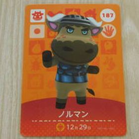 即決 新品未使用 amiiboカード 第2弾 187 ノルマン 同梱可 アミーボカード amiibo あつまれどうぶつの森 とびだせ どうぶつの森