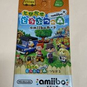 新品 未開封 とびだせ どうぶつの森 amiibo+ amiiboカード 1バック 任天堂 3DS とびだせどうぶつの森