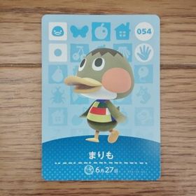 「amiiboカード 054 まりも どうぶつの森」