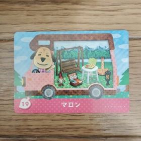 「amiiboカード 19 マロン どうぶつの森」