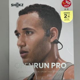 SHOKZ OPENRUN PRO 骨伝導イヤホン ブラック